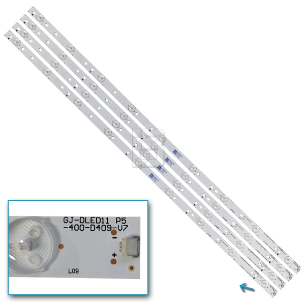 LED BAR-PHILIPS 40PFT - gj-dled11-p5-400-d409-v7