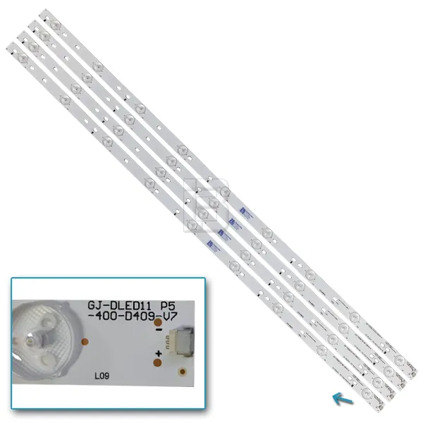 LED BAR-PHILIPS 40PFT - gj-dled11-p5-400-d409-v7
