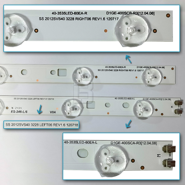 LED BAR-SAMSUNG UE40 - d1ge-400scb-r3-d1ge-400sca-r3