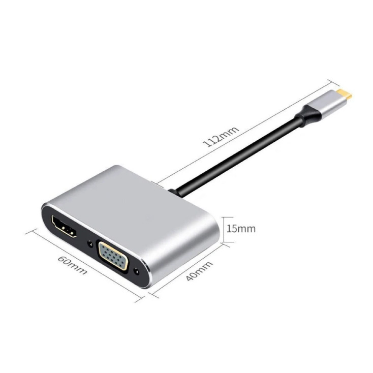 USB HUB 4u1 - usb-hub-hdmi-vga