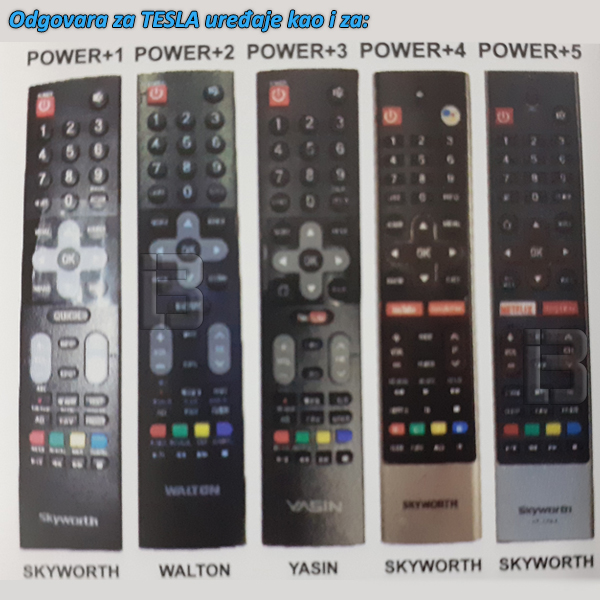 DALJINSKI TESLA RM-L1592Hu - univerzalni daljinski upravljač za tesla tv