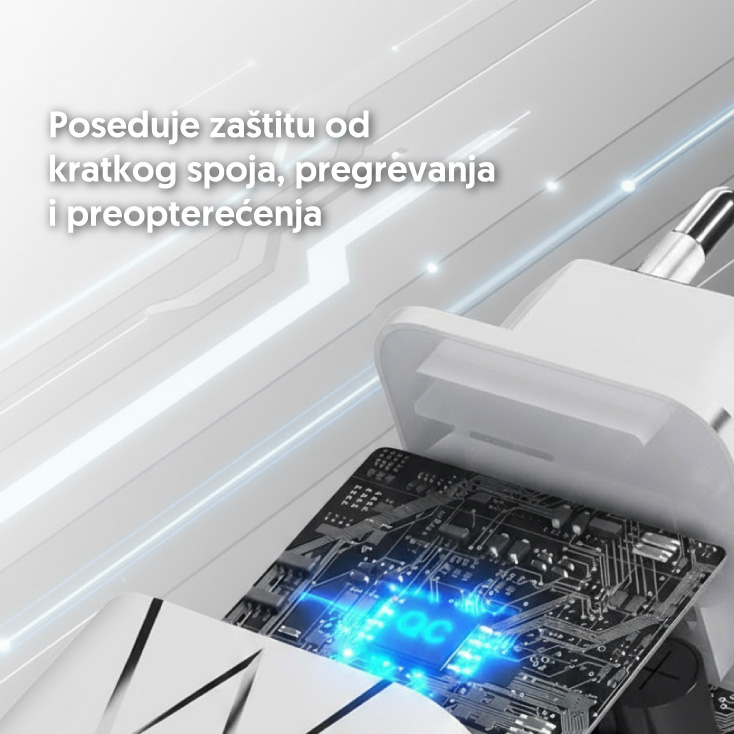 PUNJAČ KUĆNI USB-P370 - brzi-qc-punjac-za-telefon