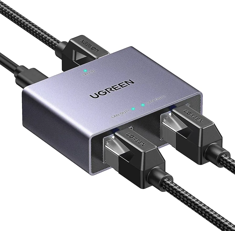 SPLITER GIGABITNI NW301 1/2 - ugreen-nw301-rj45-gigabitni-spliter-1-2