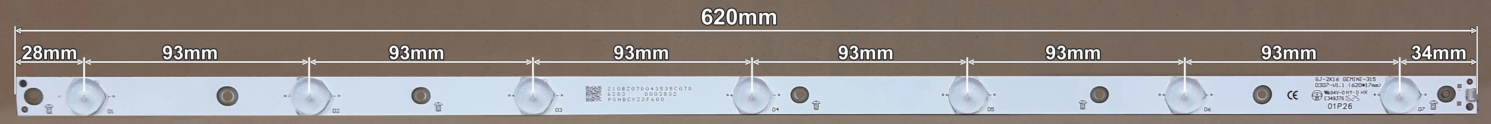 LED BAR-PHILIPS32-1 - 705TLB3207353506D