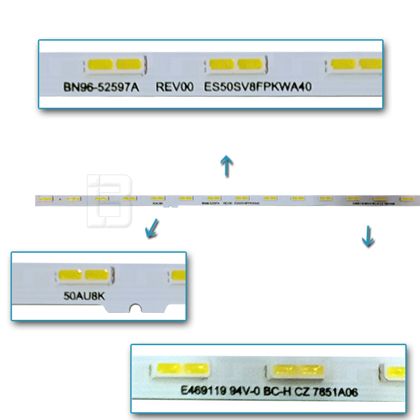 LED BAR SAMSUNG50AU - bn96-52597a-50au8k