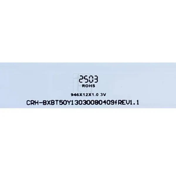 LED BAR-HISENSE50A6BG - crh-bxbt50y13030080409frev1.1