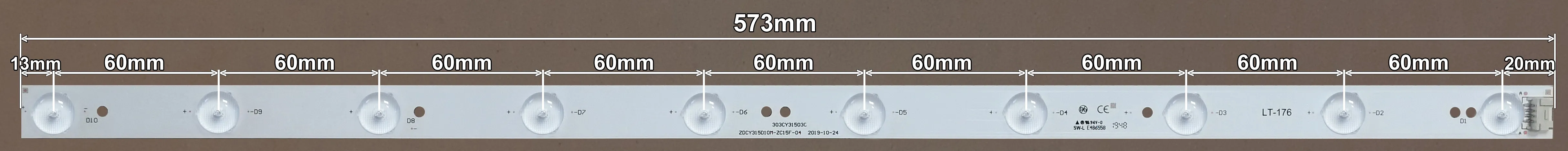 LED BAR-FOX32DC - 303CY31503C