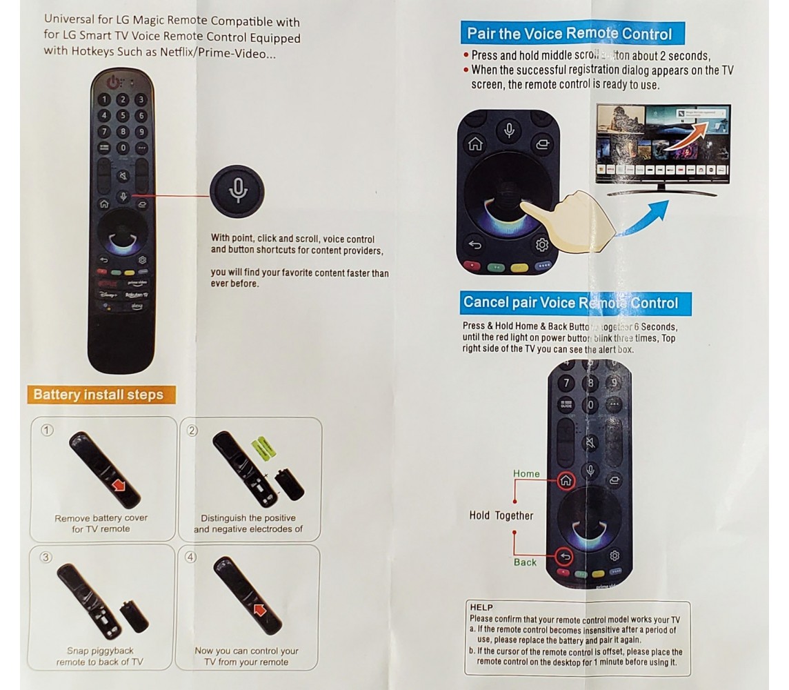 DALJINSKI LgAN-MR22GA - daljinski-za-lg-an-mr22ga uputstvo