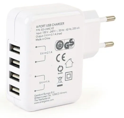 PUNJAČ KUĆNI EG-U4AC-02 - usb-punjac-sa-vise-uticnica