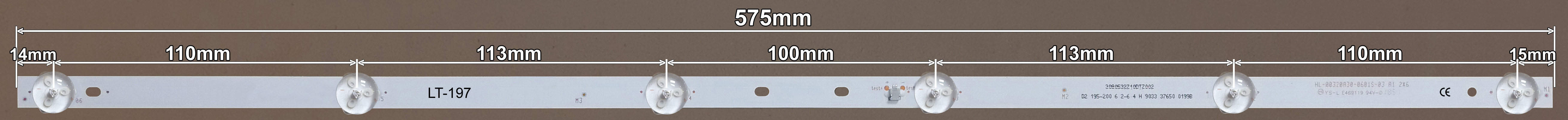 LED BAR-FOX322 - SJ.CX.D3200601-3030HS-M