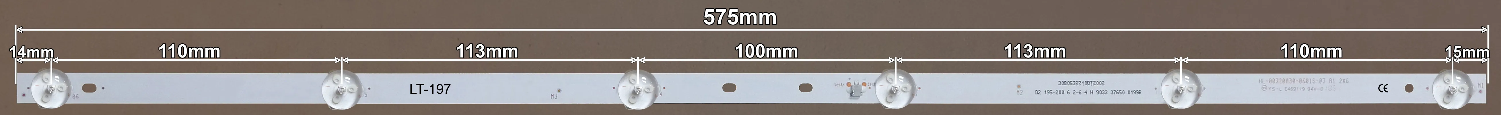 LED BAR-FOX322 - SJ.CX.D3200601-3030HS-M