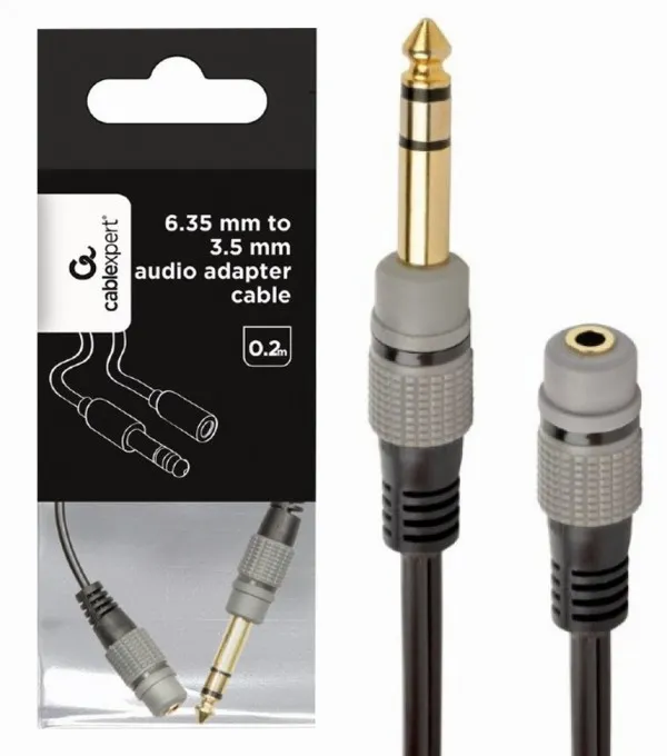 ADAPTER 6.3mm-3.5mm 0.2M - 6.3mm-na-3.5mm-audio-adapter