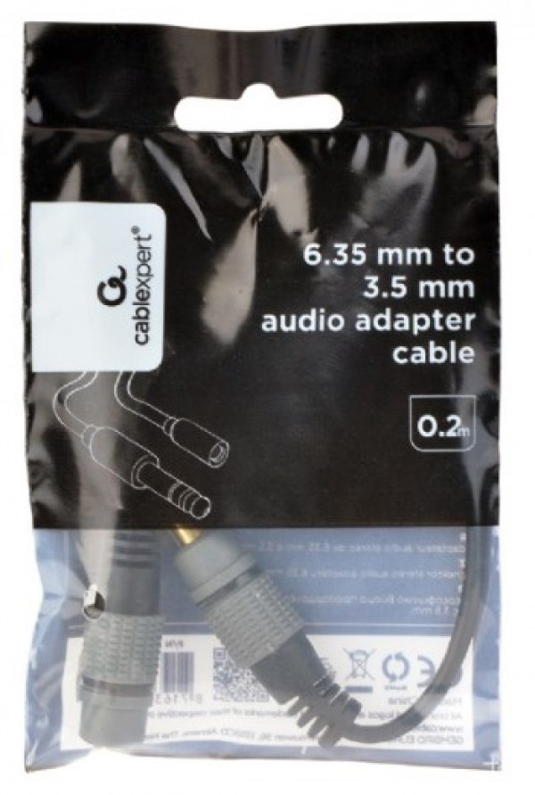 ADAPTER 6.3mm-3.5mm A-63M35F-0.2M - 6.3mm-na-3.5mm-aux-adapter