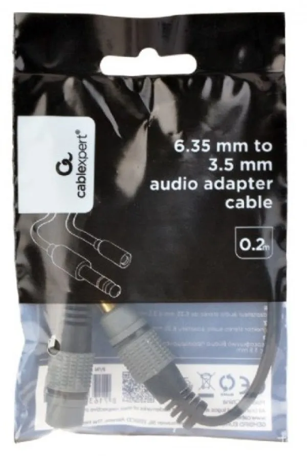 ADAPTER 6.3mm-3.5mm 0.2M - 6.3mm-na-3.5mm-aux-adapter