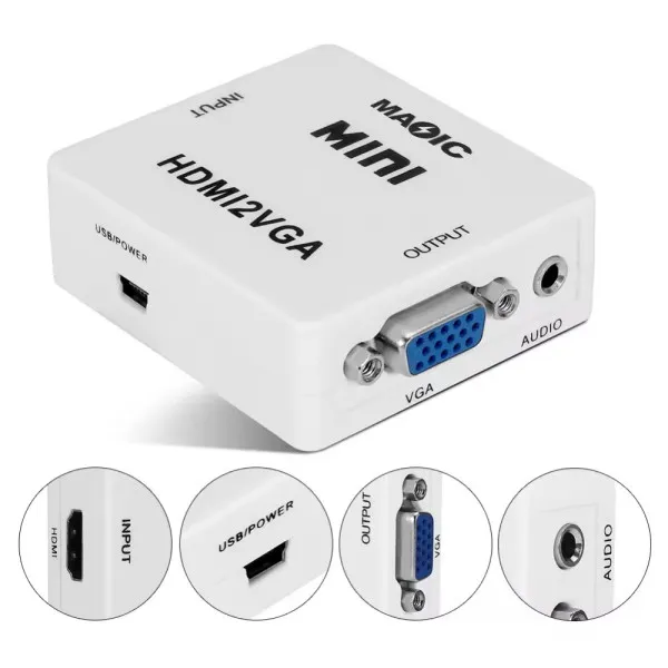 HDMI-VGA KONVERTOR MINI - hdmi-na-vga-adapter