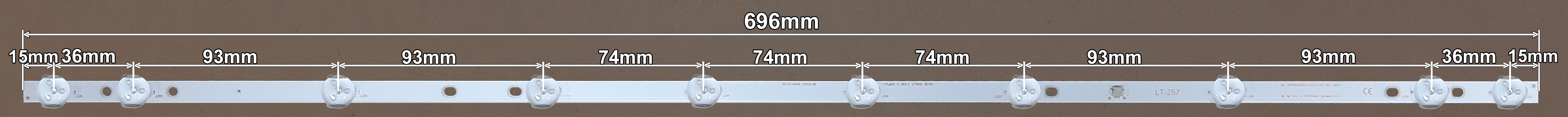 LED BAR-FOX40 - HL-2A400A28-1001S-01