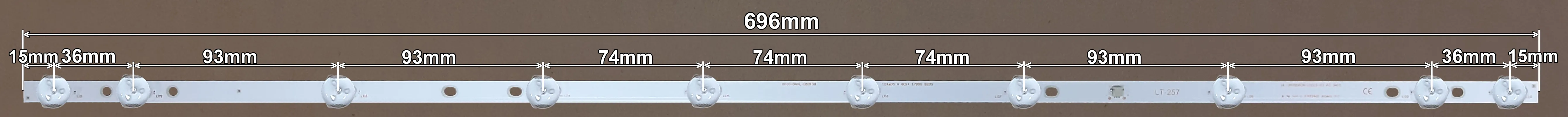 LED BAR-FOX40 - HL-2A400A28-1001S-01