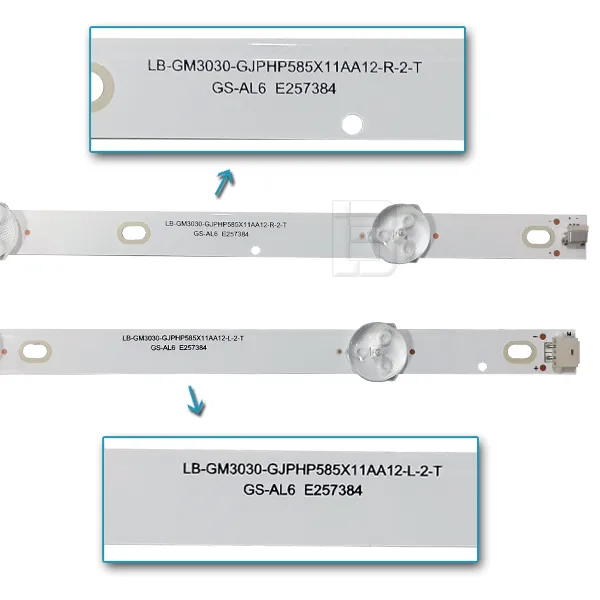 LED BAR-PHILIPS58PUS - lb-gm3030-gjphp585x11aa12-r-2-t
