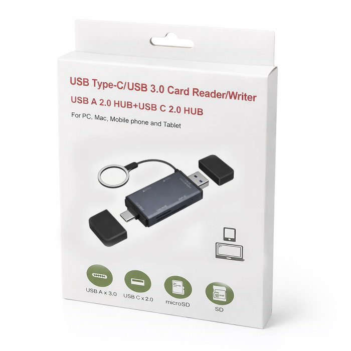 ČITAČ KARTICA KT-CR61 - usb-tip-c-3.0-citac-kartica