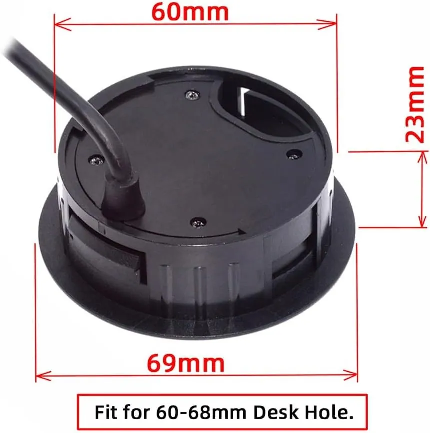 USB RAZDELNIK  KT-H040 2xUSB3.0 - ugradni-usb-hub-dimenzije