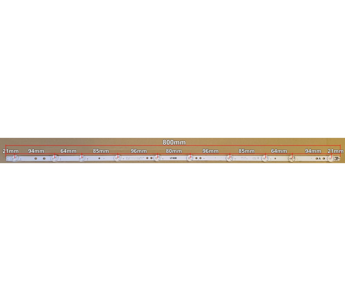LED BAR-VOX43DSW - lt638-led-traka-za-vox-tv-800mm
