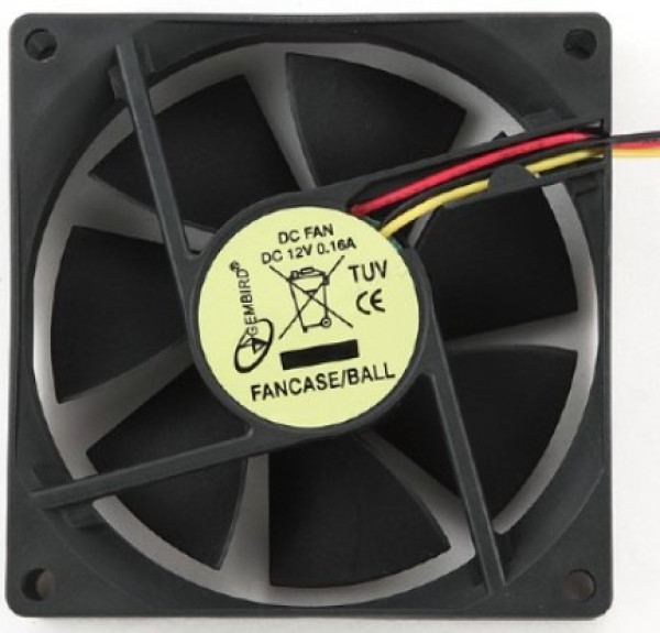 VENTILATOR 12V-80x80mm 3pina - ventilator 12v