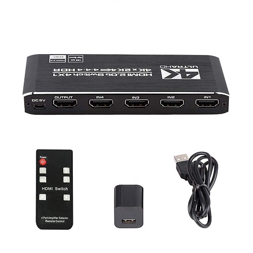 HDMI Switcher 4x1 V2.0 - hdmi-svicer-4x1-v2-0-4k-60hz-kt-hsw-t241-3514_1