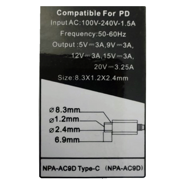 PUNJAČ ZA LAPTOP 65W - usb-tip-c-gan-utikac