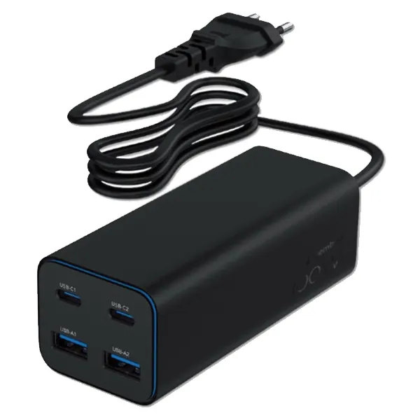 PUNJAČ KUĆNI 100W 4-port - gan-usb-tip-c-punjac