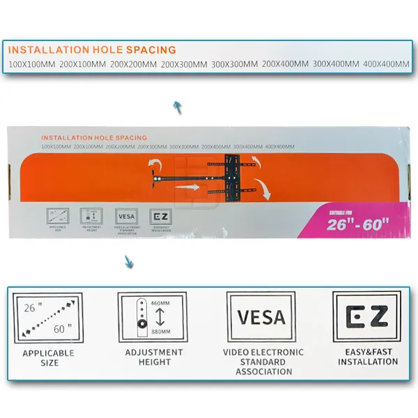 TV NOSAČ PLAFONSKI LCDH-CM60 46-88 - plafonski-tv-nosac