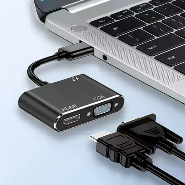 KONVERTOR USB3.0-HDMI VGA Aux 3.5mm - usb-na-hdmi-i-vga