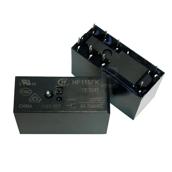 RELE 12VDC8A-HF115FK - hf115fk-relej