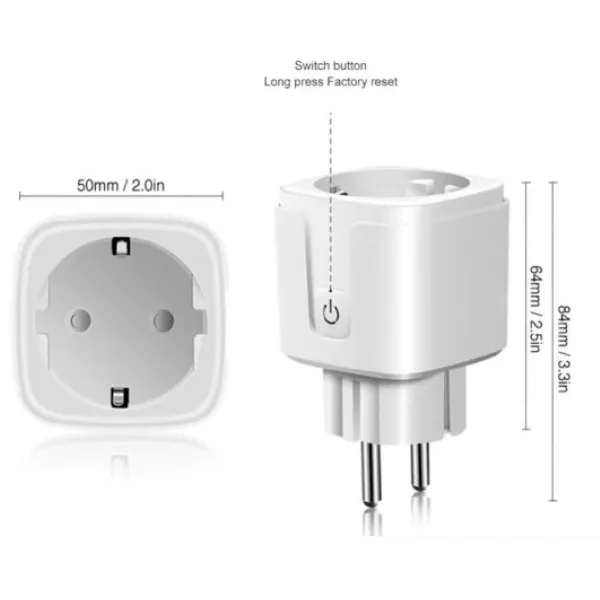 SMART UTIČNICA MERAČ POTROŠNJE MON16A - wifi-smart-uticnica