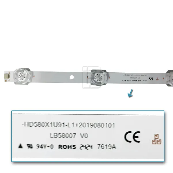 LED BAR-HISENSE58-3 - lb58007-hd580x1u91-l1-2019080101