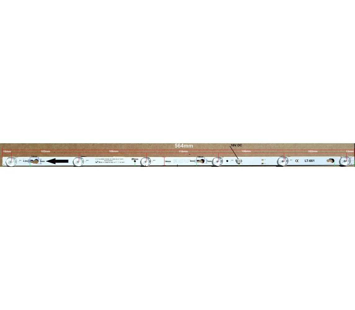LED BAR-TESLA32-10 - lt661-led-traka-za-tesla-32-10