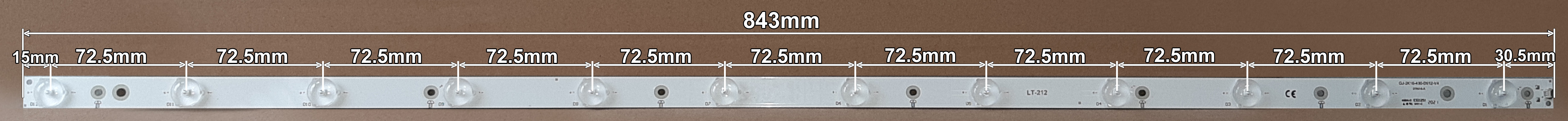LED BAR-PHILIPS43 - LB43014 V0_00
