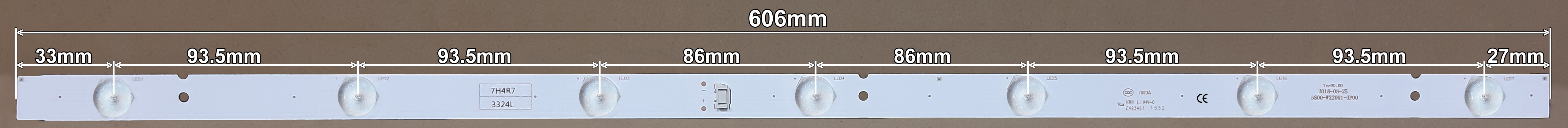 LED BAR-TESLA32-1 - led trake za tesla tv