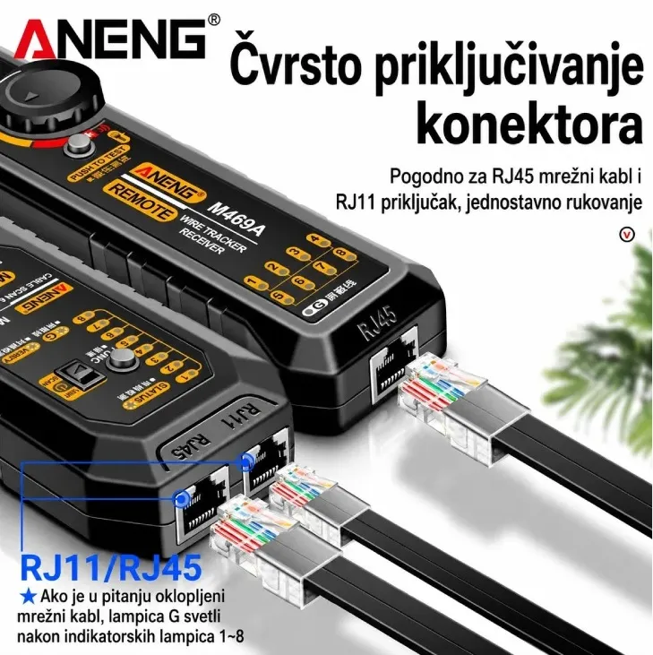 TESTER LAN ANENG M469A - utp-tester