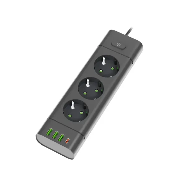 RAZVODNIK 3UTC2.0 USB-USBc CRNI - pruduzni-kabl-sa-usb-uticnicom