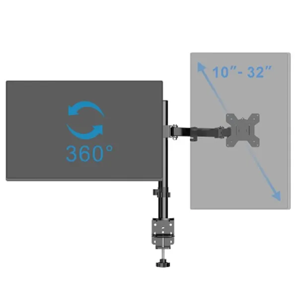 NOSAČ ZA MONITOR DUPLI  STOL155M - stoni nosac za monitore 10-32 inca