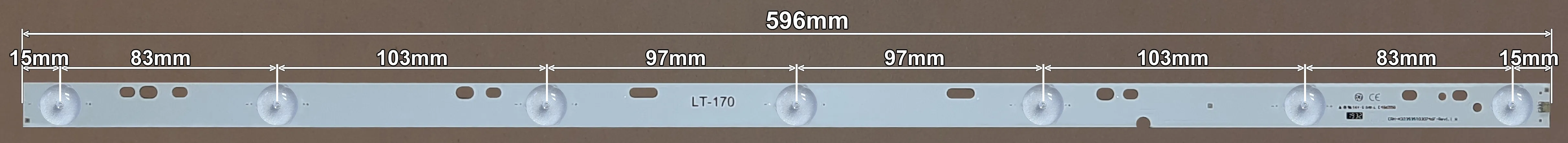 LED BAR-ADLER32-6 - XSJ32D07-ZC14C-01