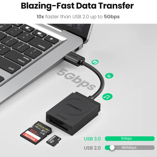 ČITAČ KARTICA CR127 USB 3.0 - citac sd kartica