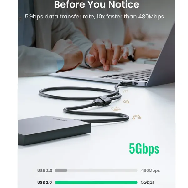 USB PRODUŽNI KABL 3.0 US129 M-F 3m - usb produzni kabl brzi