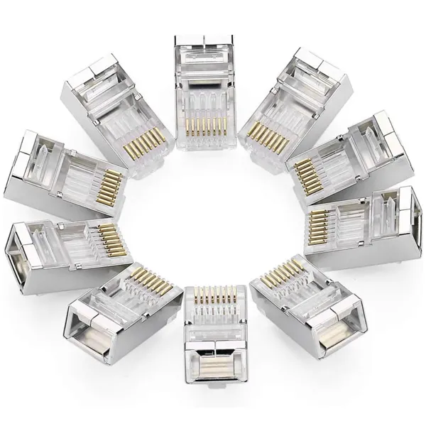 KONEKTOR RJ45/Cat6/STP 10k - rj45 konektor oklopljen