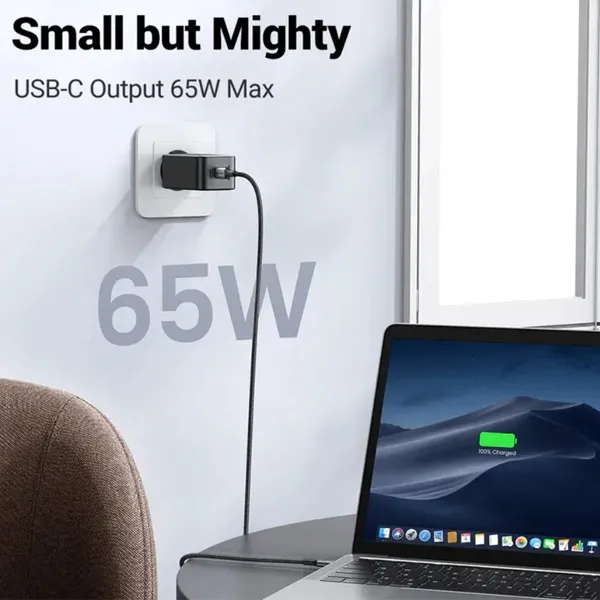 PUNJAČ KUĆNI CD244 65W - usb punjac 65w za laptop