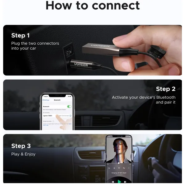 BLUETOOTH 6.0 na 3.5mm ADAPTER - aux bluetooth adapter kabl