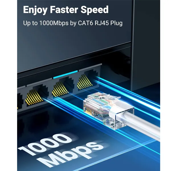 UTP RJ45/Cat6 KONEKTOR 50kom - rj45 1000mbps konektor