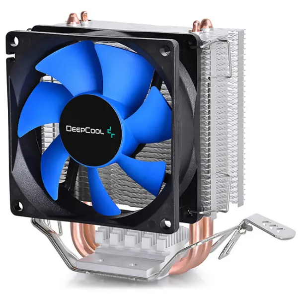 VENTILATOR ICE EDGE MINI FS V2.0  100W 80mm - DeepCool Ice Edge Mini FS V2.0 procesorski kuler sa plavom elisom od 80mm, aluminijumskim rebrima i bakarnim toplotnim cevima