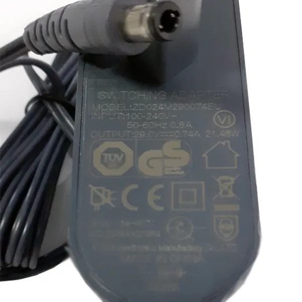 NAPAJANJE ZA USISIVAČ ROWENTA 29V21W - Punjac za Rowenta usisivac krupan plan specifikacije 29v 0.74a 21.48w