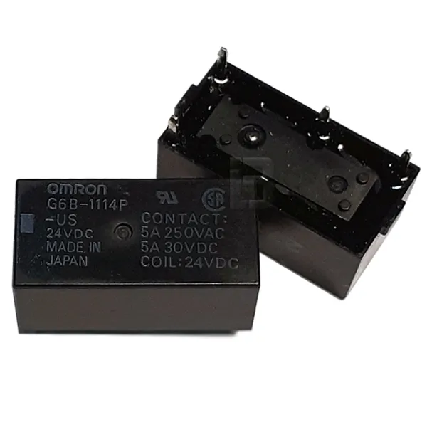 RELE G6B-1114P-US-DC24 - Relej Omron G6B-1114P-US-DC24 24VDC 5A SPST-NO PCB Niskoprofilni